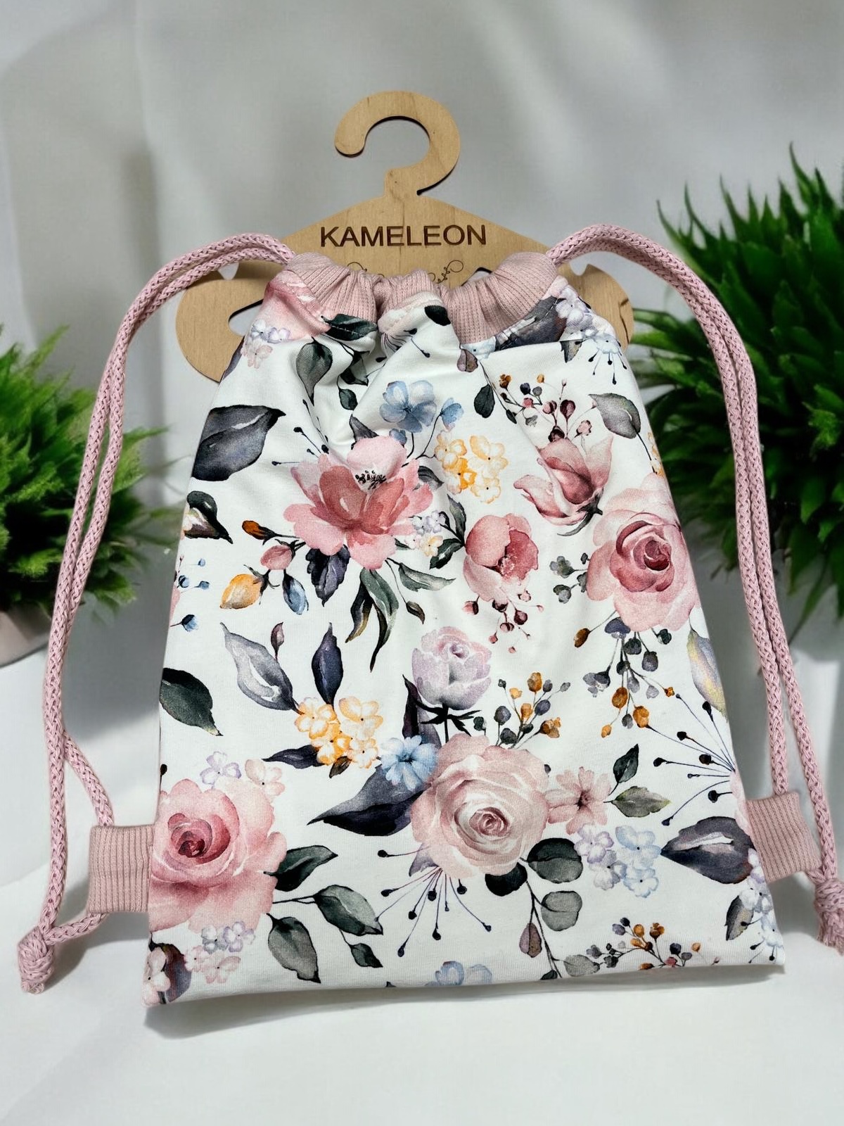 Plecak - worek RÓŻE