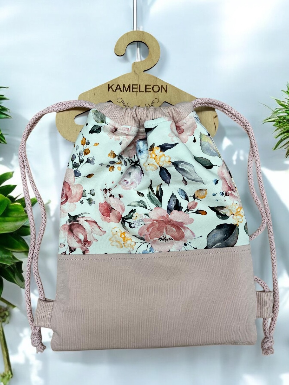 Plecak - worek RÓŻE