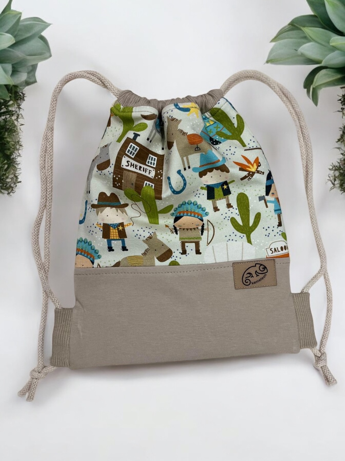 Plecak - worek KAKTUSY