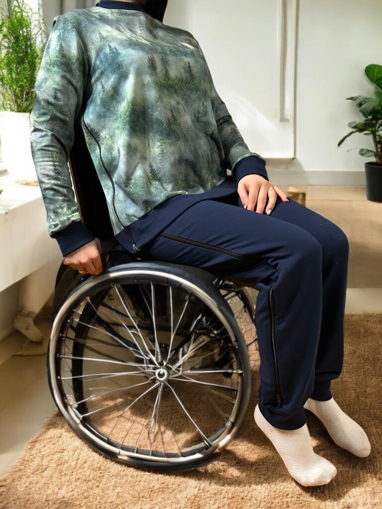 Dres - bluza i spodnie z innowacyjnymi zamkami