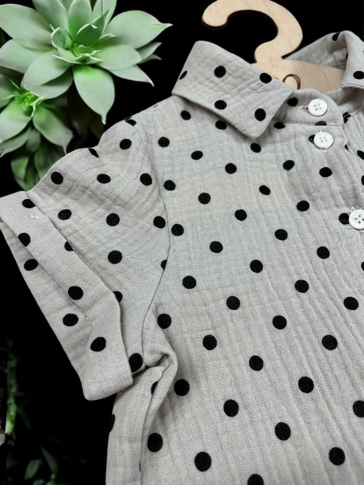 Komplet dziewczęcy z jerseyu na lato – bluzka i spodenki z kwiatowym motywem | Handmade w Polsce