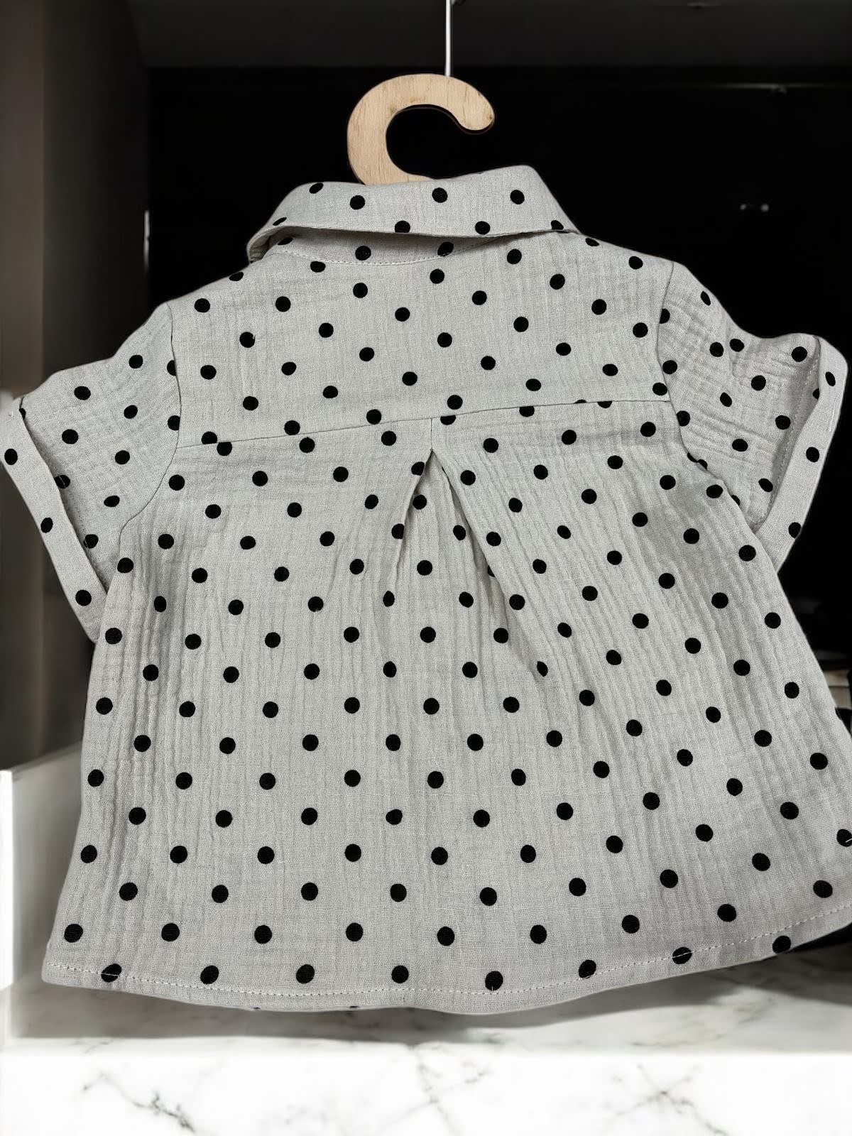 Komplet dziewczęcy z jerseyu na lato – bluzka i spodenki z kwiatowym motywem | Handmade w Polsce