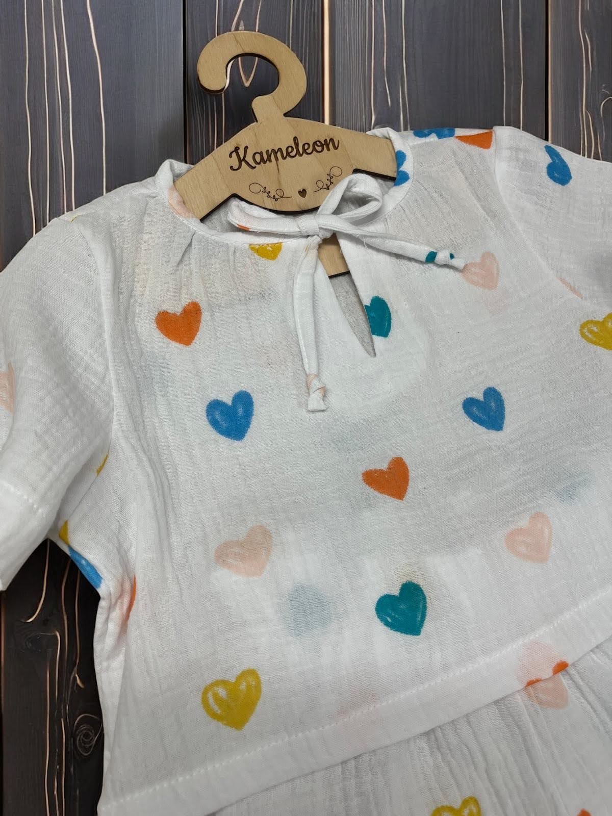 Muślinowy komplet letni dla dziewczynek – delikatność, styl i komfort w jednym